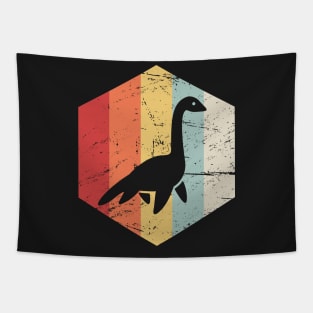 Retro Vintage 70s Loch Ness Monster Icon Tapestry