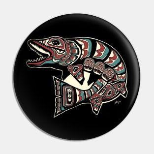 Alaskan Muskie Fish Pin