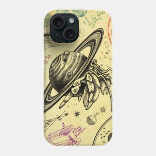Astronomy Hermit Crab Phone Case
