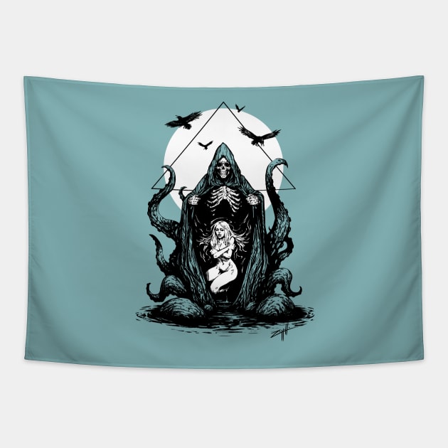 Creepy tapestry shop