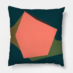 Geometric minimal flower abstract Pillow