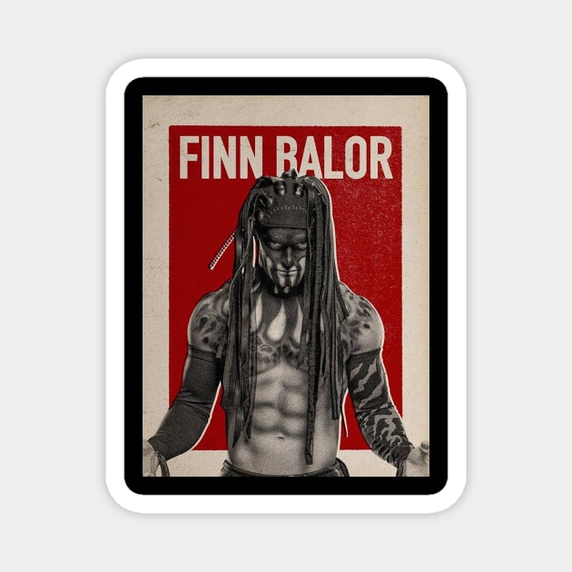 Finn Balor Vintage Magnet by nasib