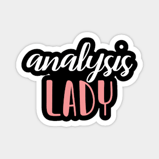 analysis lady - analysis girl Magnet