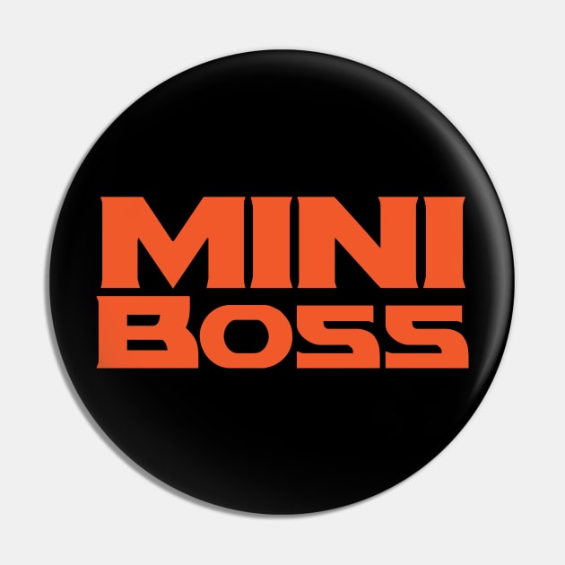 Mini Boss Pin by Litho