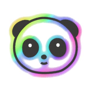 Colorful Glowing Panda T-Shirt