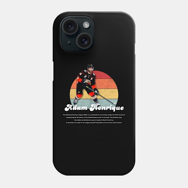 Adam Henrique Vintage Vol 01 Phone Case by Gojes Art