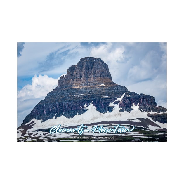 Clements Mountain Glacier National Park by Gestalt Imagery