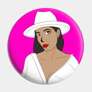 panaman girl in a white dream Pin