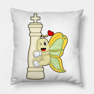 Chess piece King Butterfly Chess Pillow