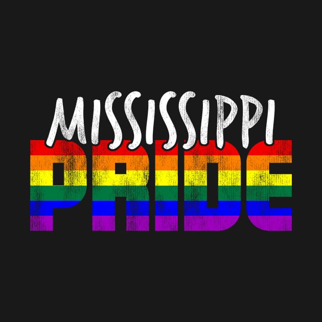 Mississippi Pride LGBT Flag by wheedesign