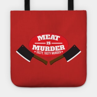 Meat is Murder food butcher Tee Shirt Tote