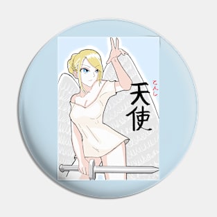 Anime Angel Pin