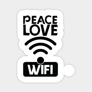 love peace wifi Magnet