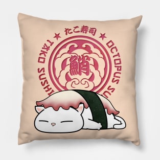 Chubby Cat Octopus Sushi Pillow