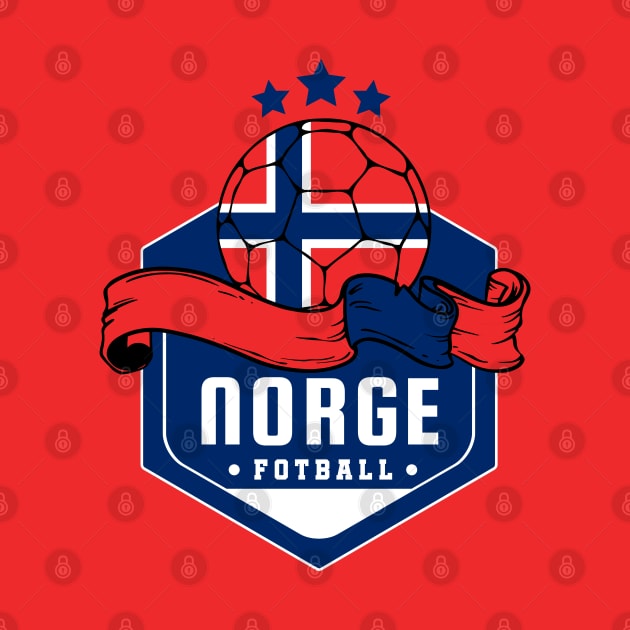 Norge Football Fan by footballomatic