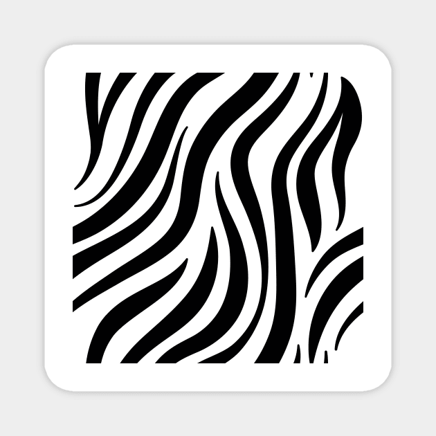 Zebra Stripes Magnet by NewburyBoutique
