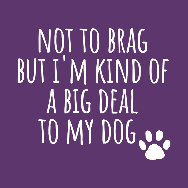 I'm a big deal to my dog dad mom woman gift funny cute canine owner by queensandkings