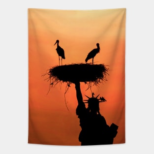 Liberty Storks Tapestry