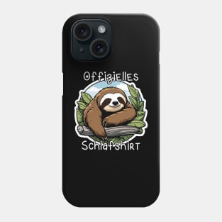 Offizielles Schlafshirt Faultier Phone Case