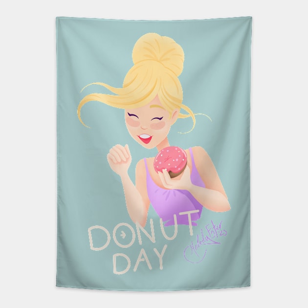 Donut Day Tapestry by LunarFox