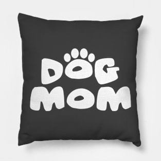 Dog Mom Logo Pillow