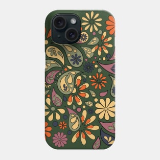 Autumn color Palette Floral Decor Phone Case