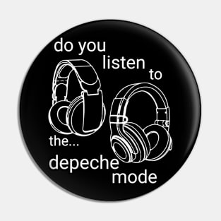 Depeche mode - vintage earphone Pin