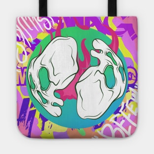 Dope Slluks logo remix is super lit illustration Tote