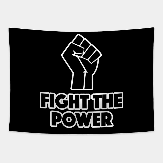 Fight The Power - Black Power Fist Tapestry by DankFutura