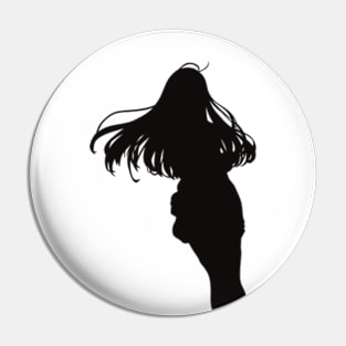 ES7 Vladilena Milize / Lena / Handler One 86 Eighty Six Wallpaper Simple Black and White Silhouette Anime Girls Characters x Animangapoi August 2023 Pin