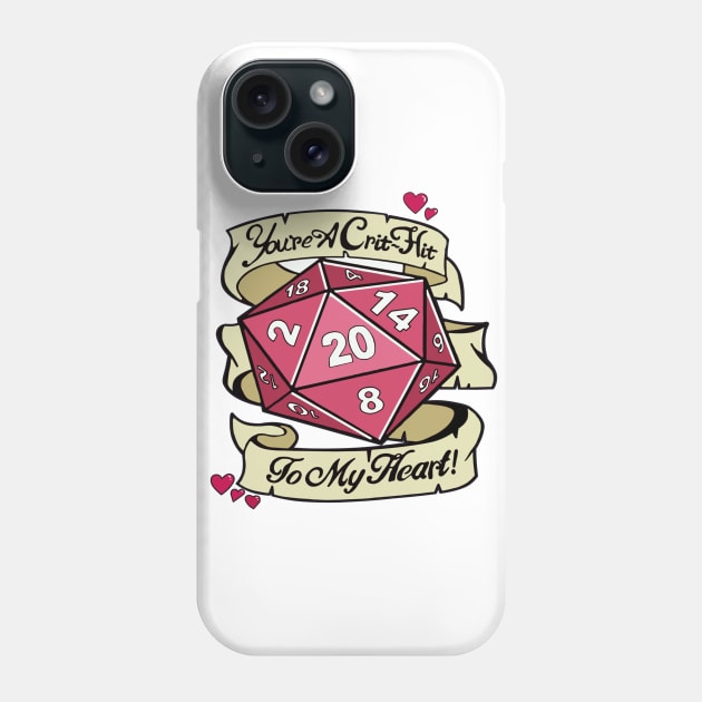 Crit-hit Phone Case by Qwerty