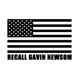 USA Flag, Recall Gavin Newsom T-Shirt