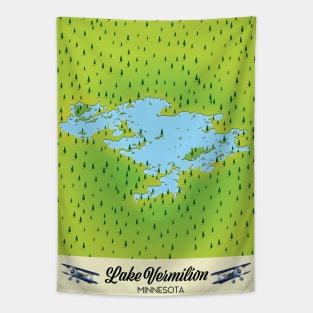 Lake Vermilion Minnesota map Tapestry