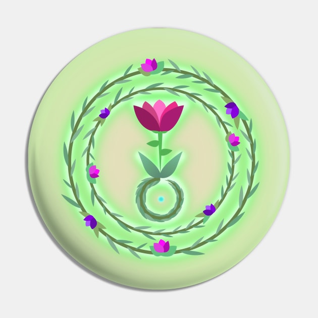 The Plant Glyph Pin by HoneyLiss