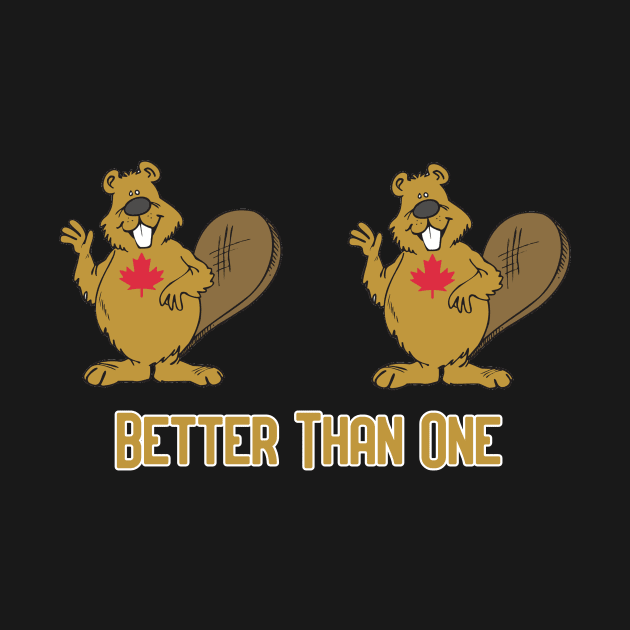 Better Than One - Two Leaf by Pretty Good Shirts