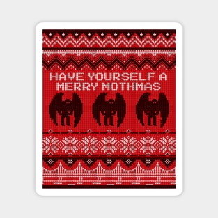 Have Yourself a Merry Mothmas Ugly Christmas Sweater Shirt Magnet