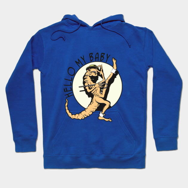 Spaceballs Hello My Baby Alien Chestburster Parody Spaceballs Hoodie Teepublic