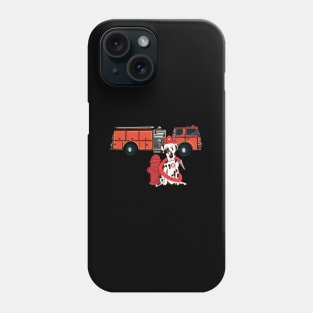Dog of the firefigthers Phone Case