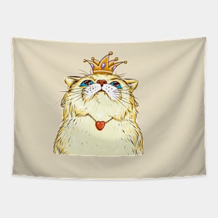 Cat queen Tapestry