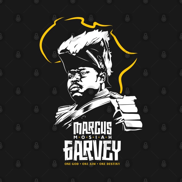 Marcus Mosiah Garvey by ras rootswear