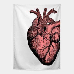 Human Heart - Graphic Design Illustration Art Tapestry