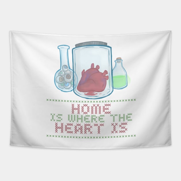 Home is Where the Heart Is Tapestry by Myracuulous