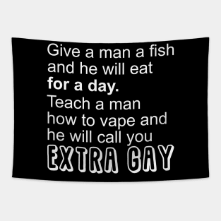 Give a man a fish Tapestry