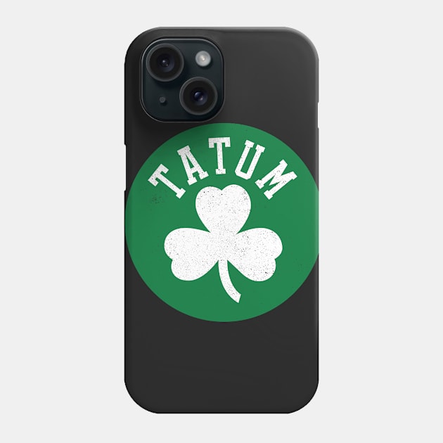 Tatum Shamrock Phone Case by huckblade