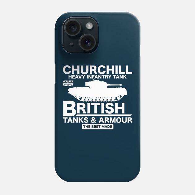 Churchill Tank Phone Case by TCP