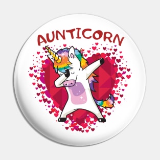 Aunticorn Love Gift Pin