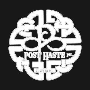 Post Haste Logo-white T-Shirt