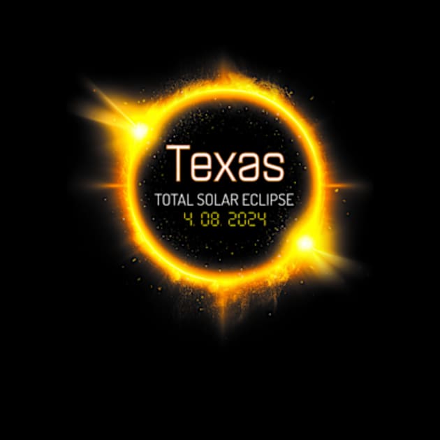 Texas Total Solar Eclipse Spring America April 04.08.24 Usa by SanJKaka