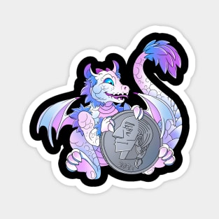 Trans Pride Pocket Dragon Magnet