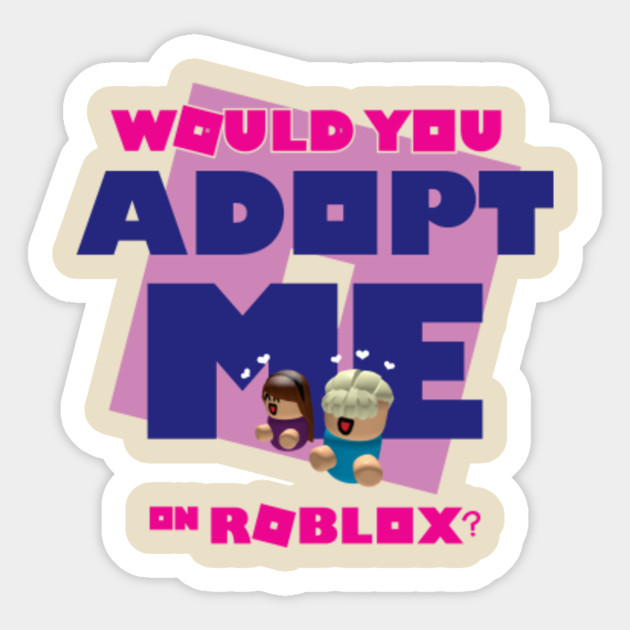 Adopt Me Roblox Autocollant Teepublic Fr - how to change fonts in roblox adopt me